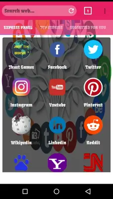 Jhust Timi Browser android App screenshot 9
